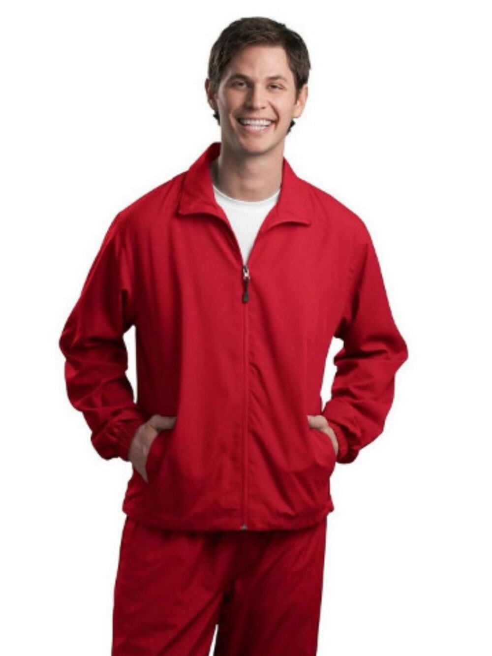 Sport-Tek Full-Zip Wind Jacket. JST70 - True Red